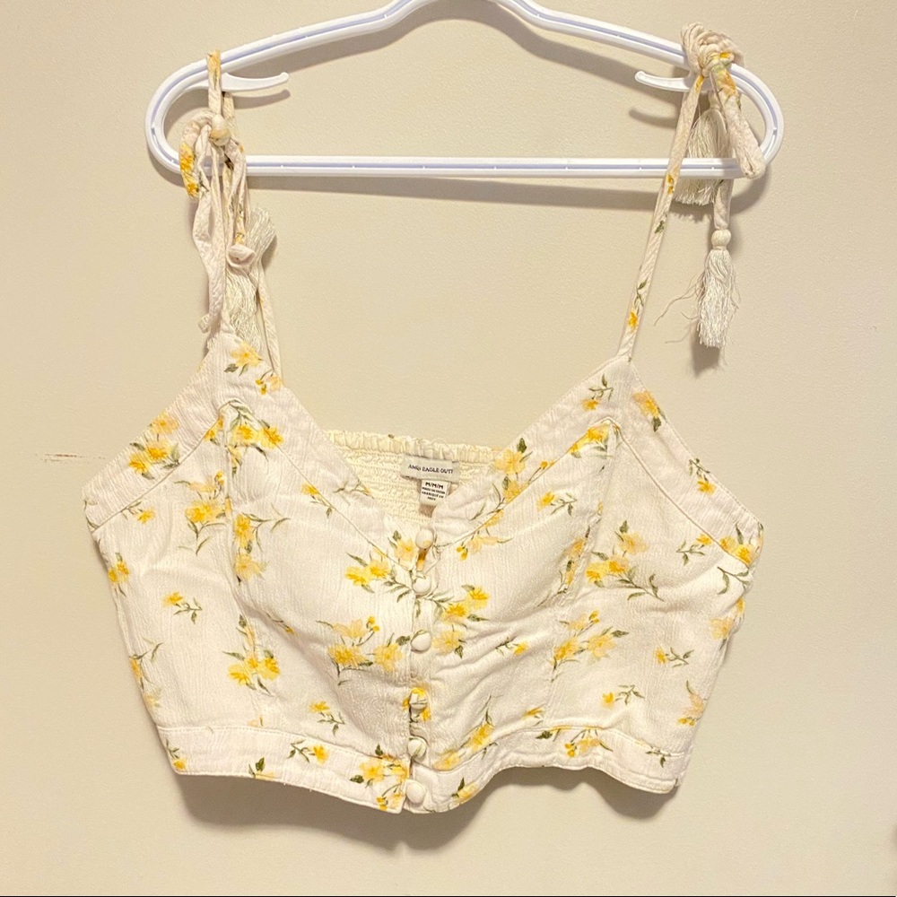 Floral crop top